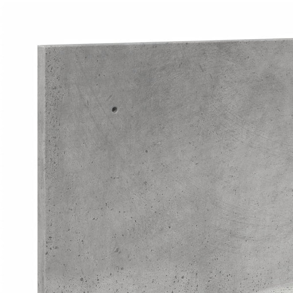 Betongrauer Wandschrank Nelo 100x16,5x30cm (Holz)