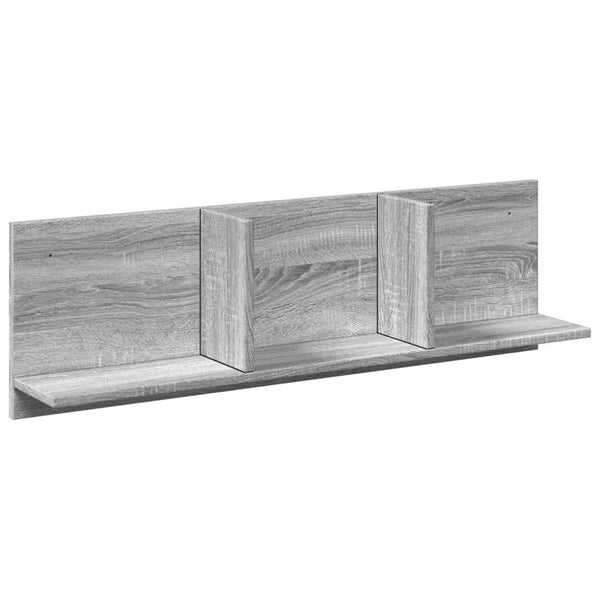 Grauer Hängeschrank Nelo 100x16,5x30cm (Sonoma Holz)