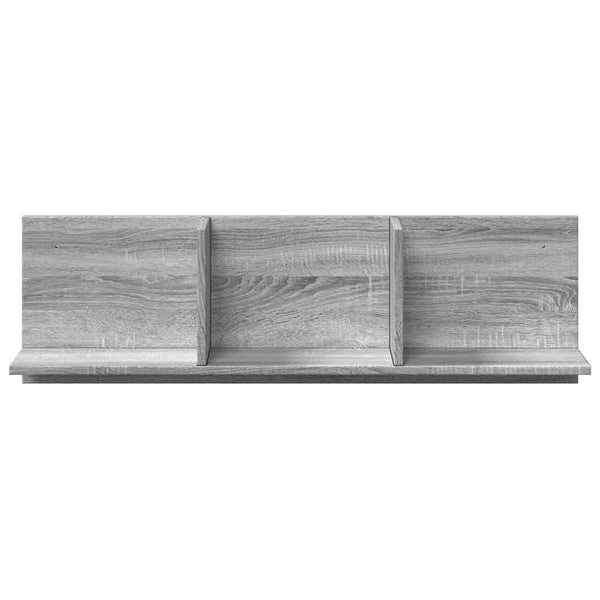 Grauer Hängeschrank Nelo 100x16,5x30cm (Sonoma Holz)