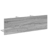 Grauer Hängeschrank Nelo 100x16,5x30cm (Sonoma Holz)