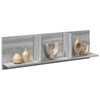 Grauer Hängeschrank Nelo 100x16,5x30cm (Sonoma Holz)
