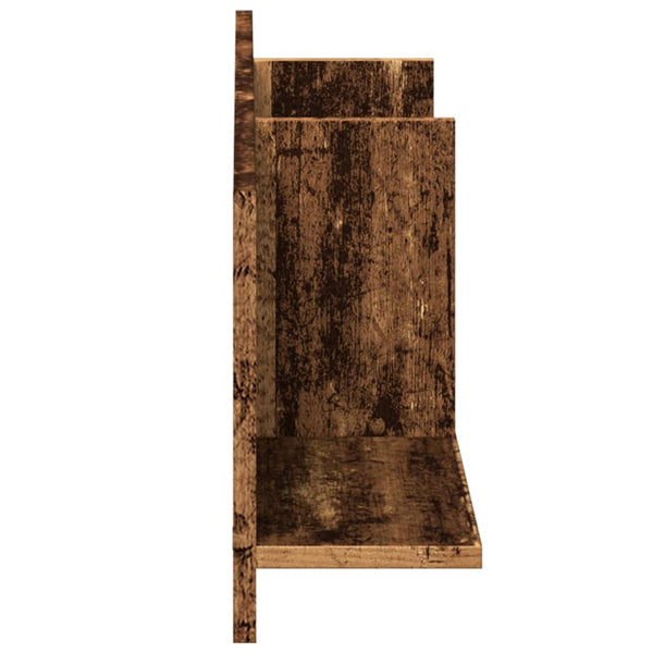Hängeschrank Nelo 100x16,5x30cm (Altholz Holz)