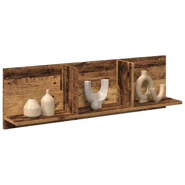 Hängeschrank Nelo 100x16,5x30cm (Altholz Holz)