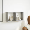 Grauer Poenaru Wandschrank 60x16x30cm (Sonoma Holzoptik)
