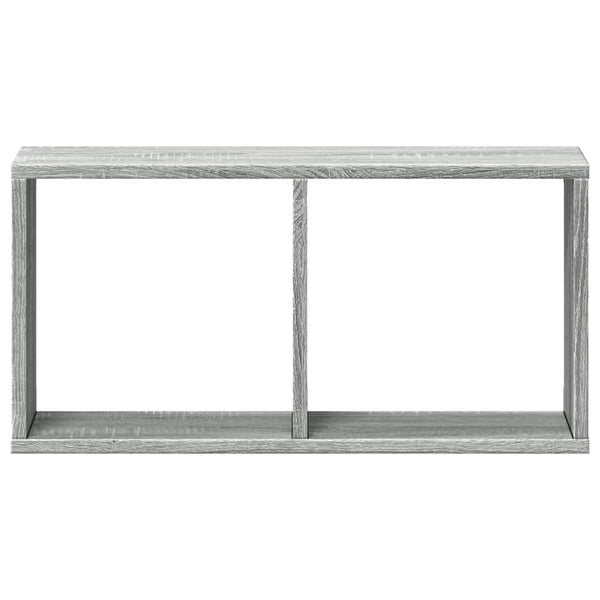 Grauer Poenaru Wandschrank 60x16x30cm (Sonoma Holzoptik)
