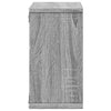 Grauer Poenaru Wandschrank 60x16x30cm (Sonoma Holzoptik)