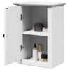 Weißer Badezimmer-Wandschrank Bodo Beni 44x30x60cm
