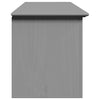 Harmaa eteisen penkki bodo Ulysses 114x40x45cm