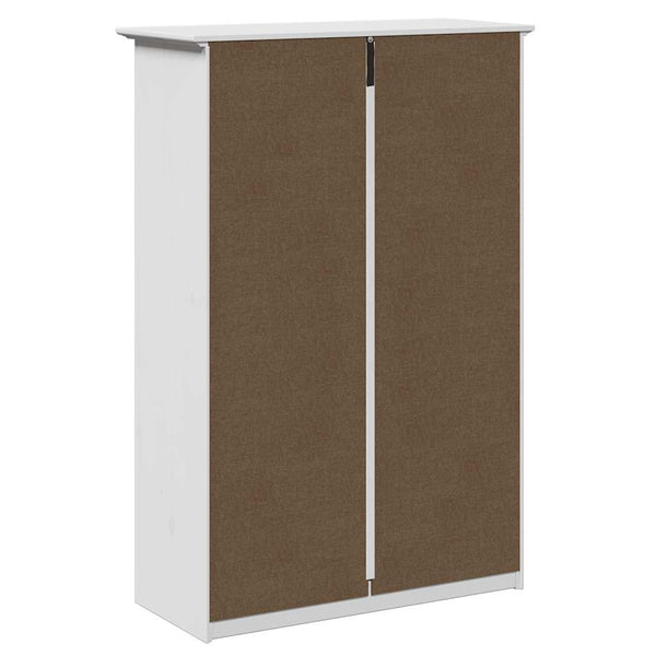 Weißes Schuhregal Bodo Raul 80x35x118cm