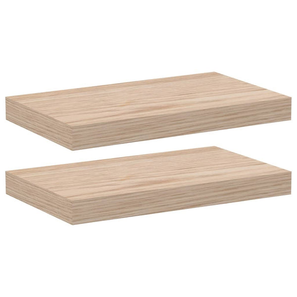 Schwimmende Regale Amable 40x23,5x4cm (2 Stück, Holz)