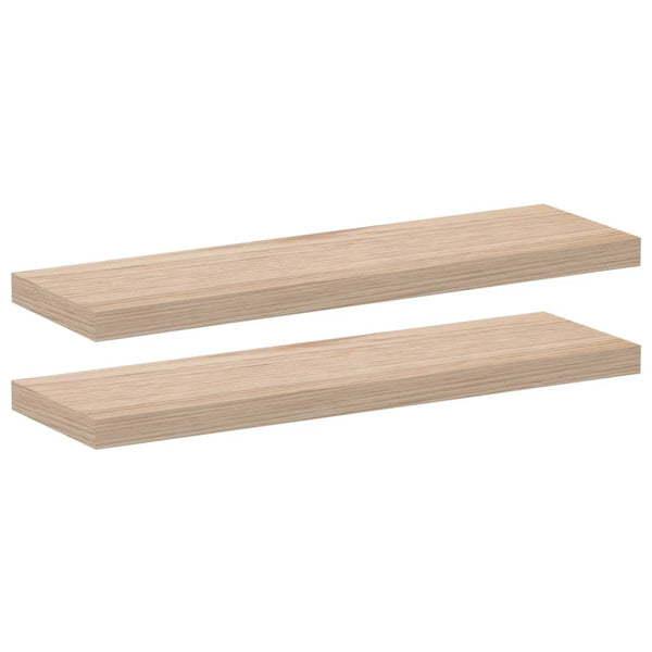 Schwebende Regale 80x23,5x4cm Amable (2 Stück Holz)