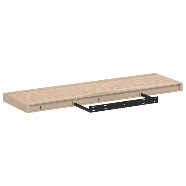 Schwebende Regale 80x23,5x4cm Amable (2 Stück Holz)