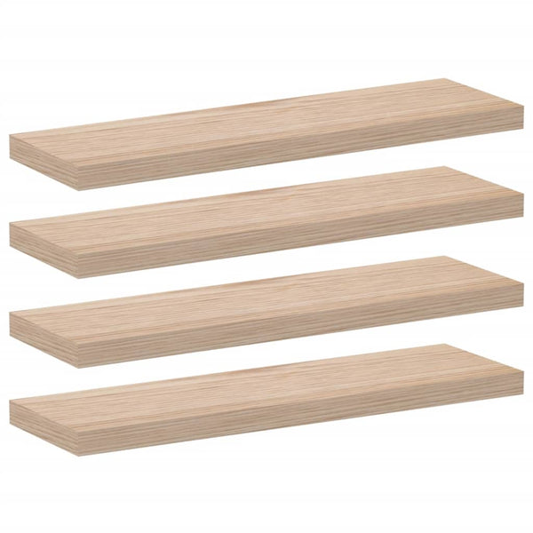 Amable schwimmende Regale 80x23,5x4cm (2er-Set Holz)
