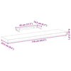 Schweberegale Amable 110x23,5x4cm (2er-Set Holz)