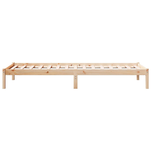 Bettrahmen extralang ohne Matratze Tomiris 80x210cm (Kiefer)