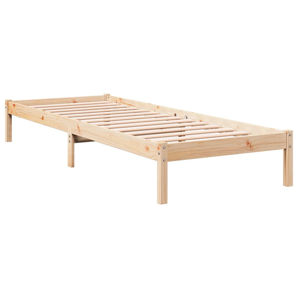 Bettgestell extra lang ohne Matratze Tomiris 90x210cm (Kiefer)