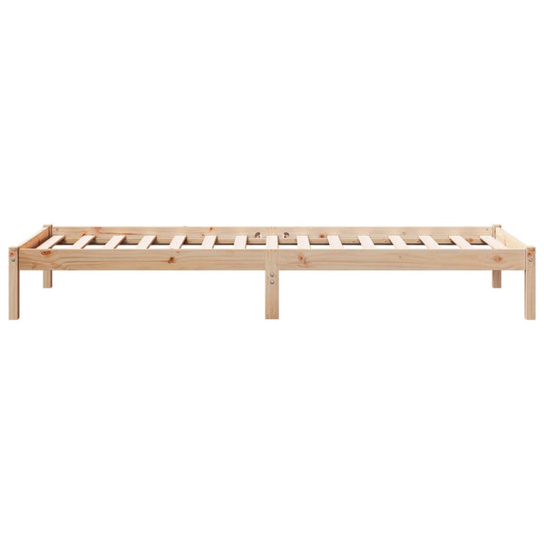 Bettgestell extra lang ohne Matratze Tomiris 90x210cm (Kiefer)