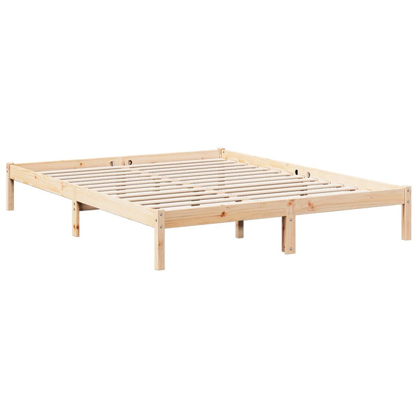 Bettrahmen extralang ohne Matratze Tomiris 140x210cm (Kiefer)