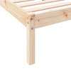Bettgestell extra lang ohne Matratze Tomiris 160x210cm (Kiefer)