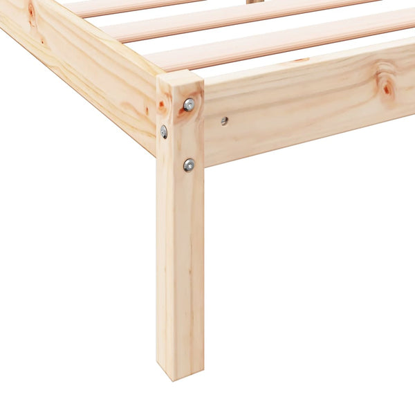 Bettgestell extra lang ohne Matratze Tomiris 160x210cm (Kiefer)