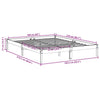 Bettgestell extra lang ohne Matratze Tomiris 160x210cm (Kiefer)