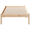Bettgestell extra lang ohne Matratze Tomiris 80x220cm (Kiefer)