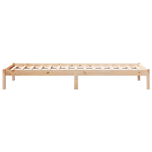 Bettgestell extra lang ohne Matratze Tomiris 80x220cm (Kiefer)