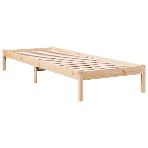 Bettgestell extra lang ohne Matratze Tomiris 90x220cm (Kiefer)