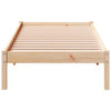 Bettgestell extra lang ohne Matratze Tomiris 90x220cm (Kiefer)