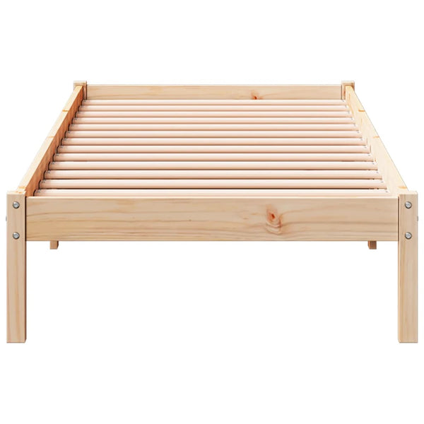 Bettgestell extra lang ohne Matratze Tomiris 90x220cm (Kiefer)