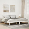 Bettgestell weiß extra lang ohne Matratze Tomiris 180x220cm (Kiefer)
