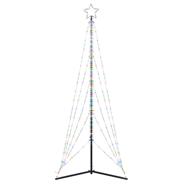 Farbige LED-Weihnachtsbaumbeleuchtung Vichentia 300cm (525 LEDs)