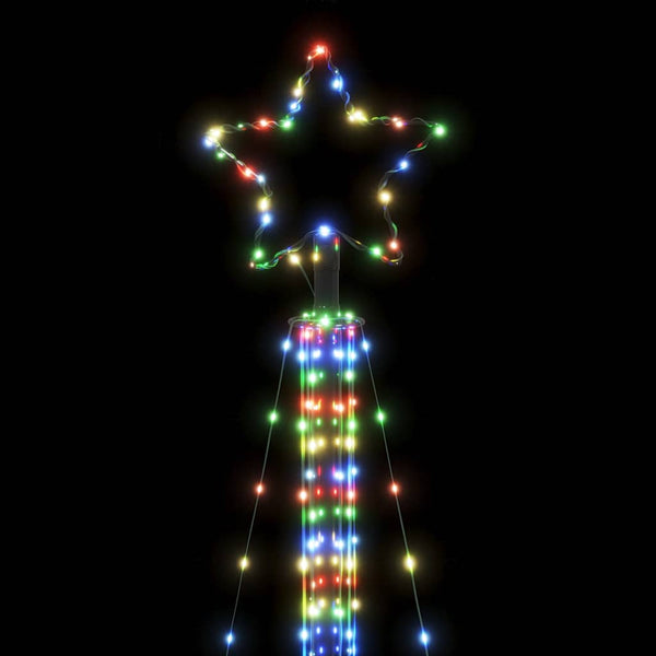 Farbige LED-Weihnachtsbaumbeleuchtung Vichentia 300cm (525 LEDs)