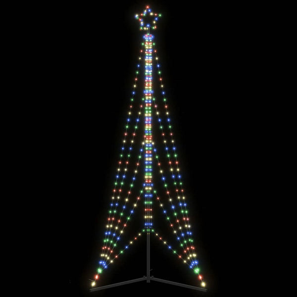 Farbige LED-Weihnachtsbaumbeleuchtung Vichentia 300cm (525 LEDs)