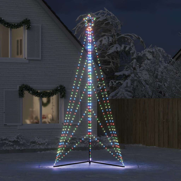 Bunte LED-Weihnachtsbaumbeleuchtung Vichentia 400 cm (615 LEDs)