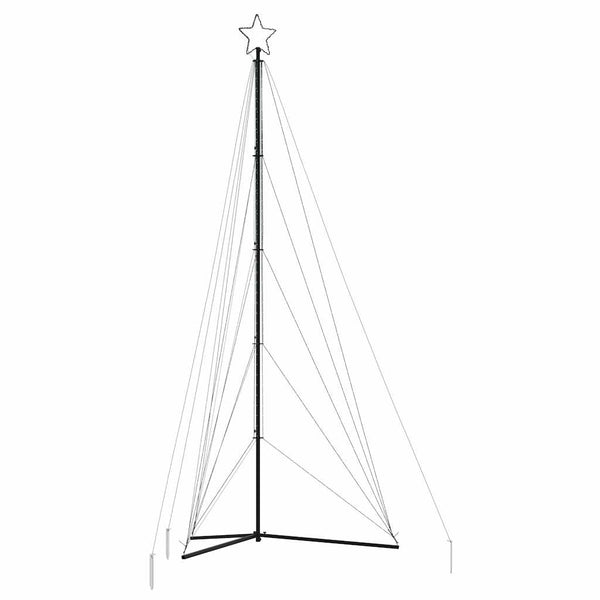 Bunte LED-Weihnachtsbaumbeleuchtung Vichentia 400 cm (615 LEDs)