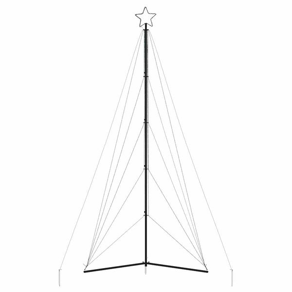 Bunte LED-Weihnachtsbaumbeleuchtung Vichentia 400 cm (615 LEDs)