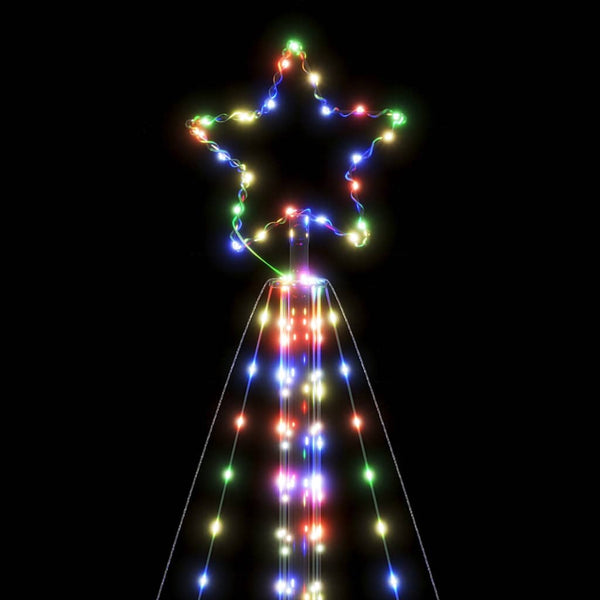Bunte LED-Weihnachtsbaumbeleuchtung Vichentia 400 cm (615 LEDs)