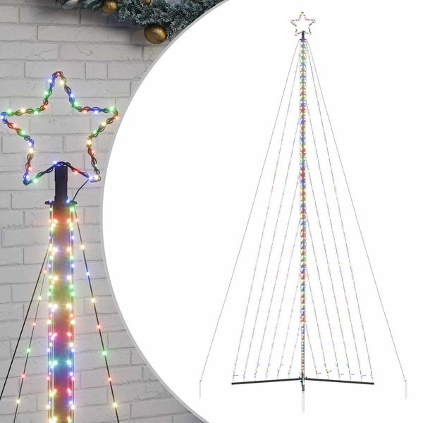 Bunte LED-Weihnachtsbaumbeleuchtung Rebekka 480cm (789 LEDs)