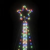 Bunte LED-Weihnachtsbaumbeleuchtung Rebekka 480cm (789 LEDs)