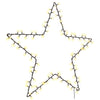 Warmweiße Weihnachtsbeleuchtung Star Silhouette Breana 115 LEDs