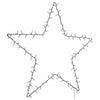 Warmweiße Weihnachtsbeleuchtung Star Silhouette Breana 115 LEDs
