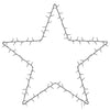Warmweiße Weihnachtsbeleuchtung Star Silhouette Breana 115 LEDs