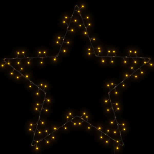 Warmweiße Weihnachtsbeleuchtung Star Silhouette Breana 115 LEDs
