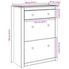 Schuhschrank Panama Perichlie 80x35x105cm (Kiefer)