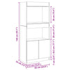 Alter Holzschrank Talpau 63x33x140cm (Holz)