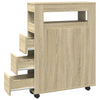 Sonoma-Eiche, schmaler Badschrank auf Rollen Despau (Holz)