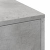 Betongrauer schmaler Badrollschrank Draghici (Holz)