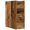 Alter, schmaler Badezimmerschrank Arthur (auf Rollen, Holz)