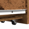 Alter, schmaler Badezimmerschrank Arthur (auf Rollen, Holz)